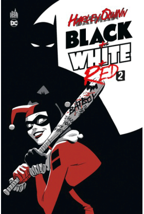 Harley Quinn Black White Red 2