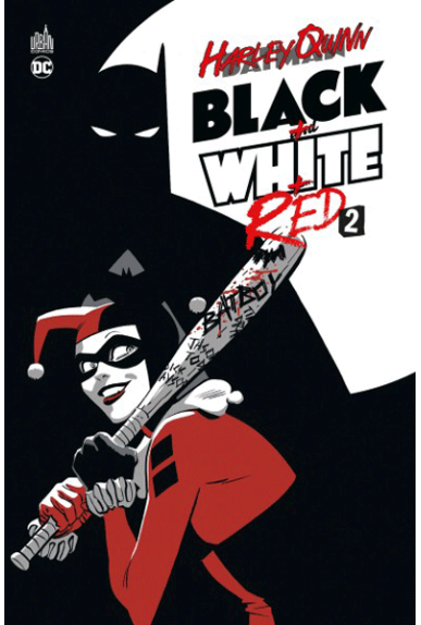 Harley Quinn Black White Red 2