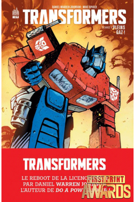 Transformers Tome 1 First Print Award