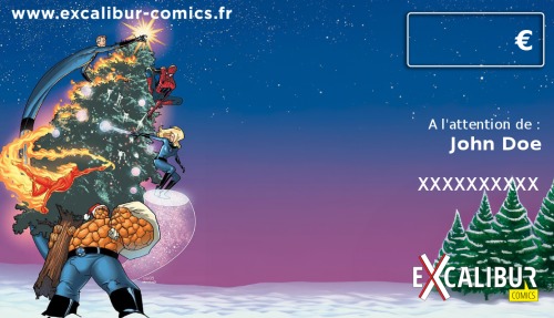 
							Carte Noël Marvel